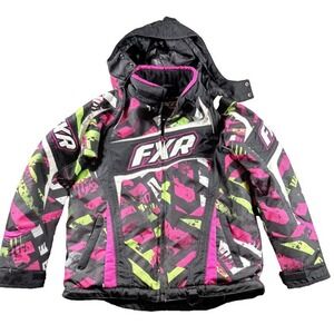 FXR Helix Racing Snowmobile Jacket Youth 12